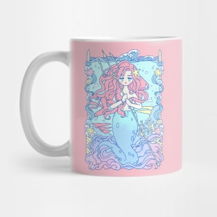 Pastel mermaid Mug
